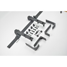 DIYHD Ceiling mount bracket sliding barn wood door track hardware